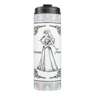 Sleeping Beauty   Aurora - Vintage Rose Thermal Tumbler