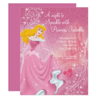 Sleeping Beauty Birthday Invitation