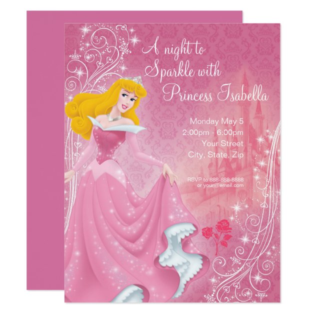 Sleeping Beauty Birthday Invitation