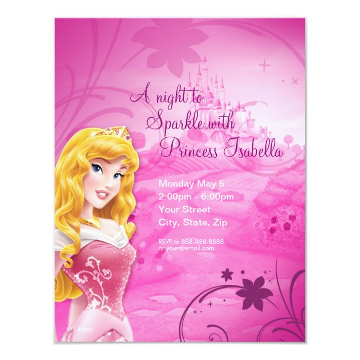 Sleeping Beauty Birthday Invitation | Zazzle