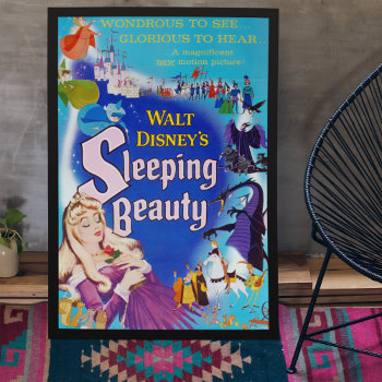 Sleeping Beauty Blue Poster by DisneyPrincess at Zazzle