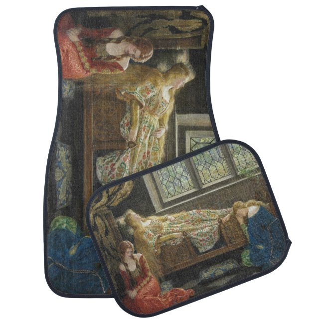 Sleeping Beauty (by John Collier) Car Floor Mat (Set)