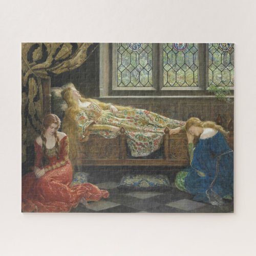 Sleeping Beauty by John Collier Jigsaw Puzzle