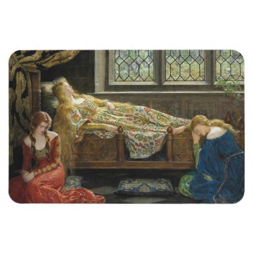 Sleeping Beauty by John Collier Magnet