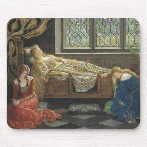 Sleeping Beauty by John Collier Mouse Pad