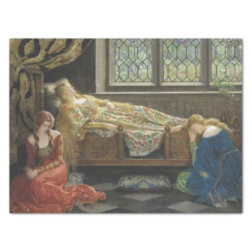 Sleeping Beauty by John Collier Tissue Paper