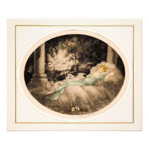 Sleeping Beauty by Louis Icart Photo Print