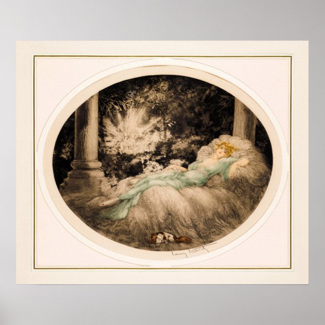 Sleeping Beauty by Louis Icart Poster (Front)