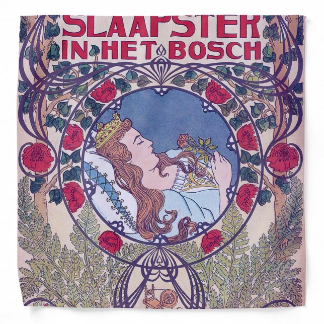 Sleeping Beauty, Cover Art, Van Caspel Bandana (Front)