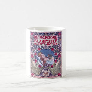 Sleeping Beauty, Cover Art, Van Caspel Coffee Mug