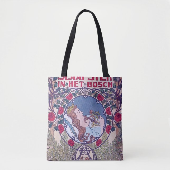 Sleeping Beauty, Cover Art, Van Caspel Tote Bag (Front)