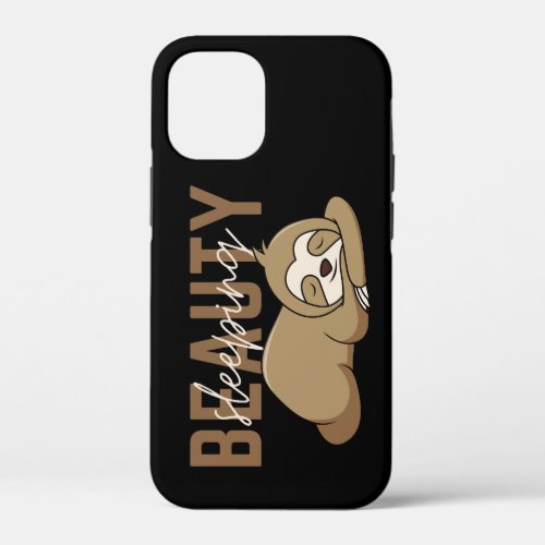 Sleeping Beauty _ Embrace the Slothful Serenity iPhone 12 Mini Case