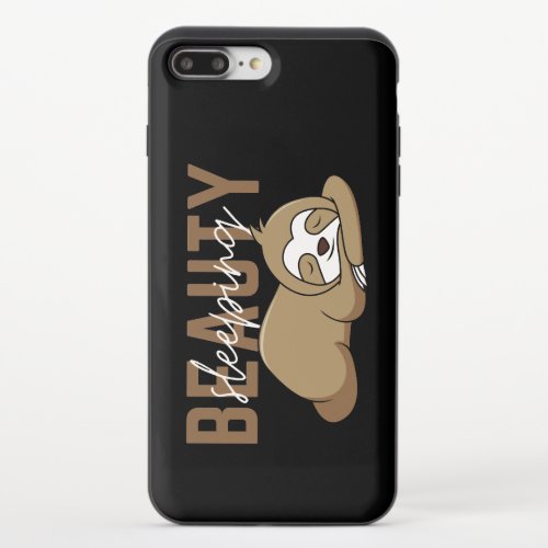 Sleeping Beauty _ Embrace the Slothful Serenity iPhone 87 Plus Slider Case