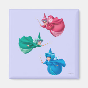 Sleeping Beauty Fairies Magnet