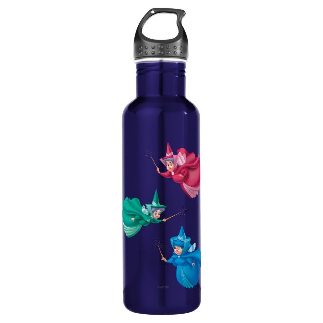 Sleeping Beauty Fairies Water Bottle (Front)