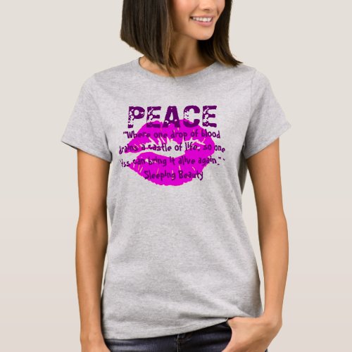 Sleeping Beauty for Peace _ T_Shirt
