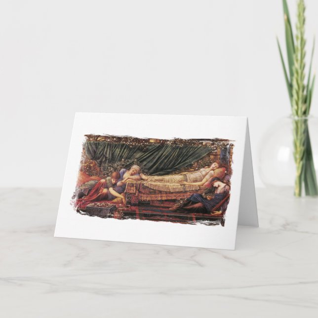 Sleeping Beauty Greeting Card (Front)