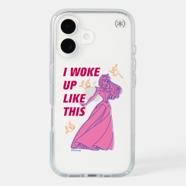 Sleeping Beauty “I Woke Up Like This” Speck iPhone Case (Front)