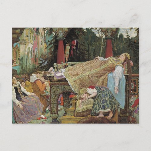 Sleeping Beauty in the Pavilion Postcard