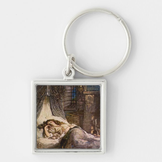 Sleeping Beauty Keychain (Front)