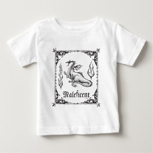 Sleeping Beauty  Maleficent Dragon _ Gothic Baby T_Shirt