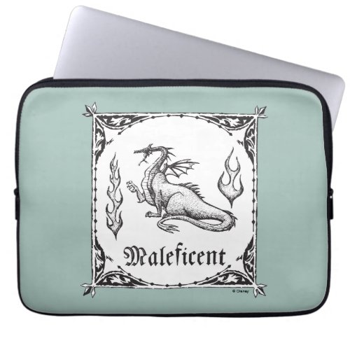 Sleeping Beauty  Maleficent Dragon _ Gothic Laptop Sleeve