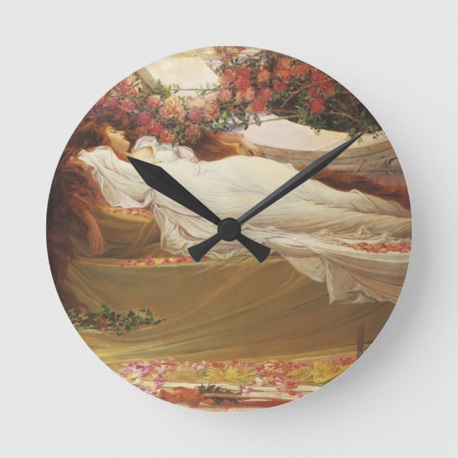 Sleeping Beauty Medium Round Clock (Front)