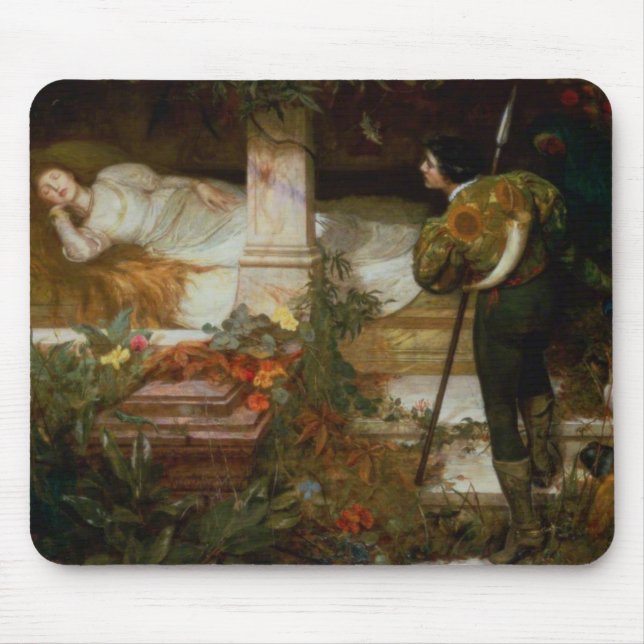 Sleeping Beauty (Prince Charming and His Princess) Mouse Pad (Front)