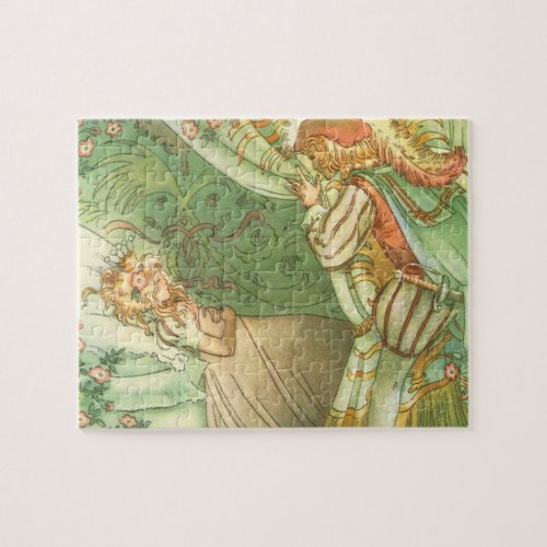 Sleeping Beauty Princess Vintage Fairy Tale Jigsaw Puzzle