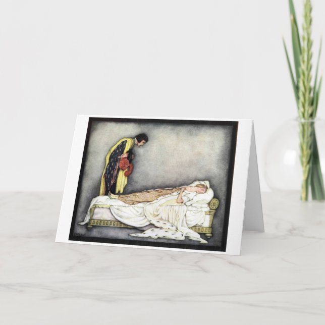 Sleeping Beauty & The Prince, Greeting Card (Front)