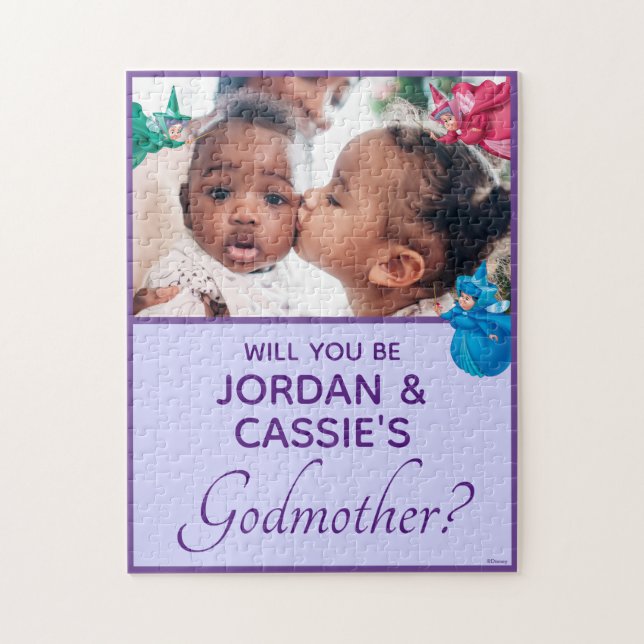 Sleeping Beauty - Will You Be My Godmother Jigsaw Puzzle (Vertical)
