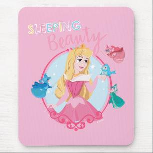 Sleeping Beauty With Fairy Godmothers Mouse Pad