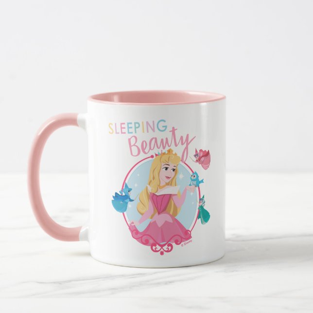 Sleeping Beauty With Fairy Godmothers Mug (Left)