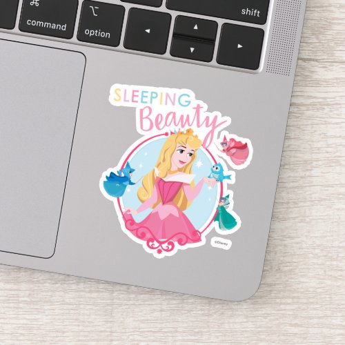 Sleeping Beauty With Fairy Godmothers Sticker