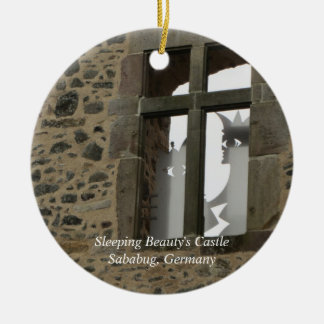 Sleeping Beauty's Castle Ceramic Ornament