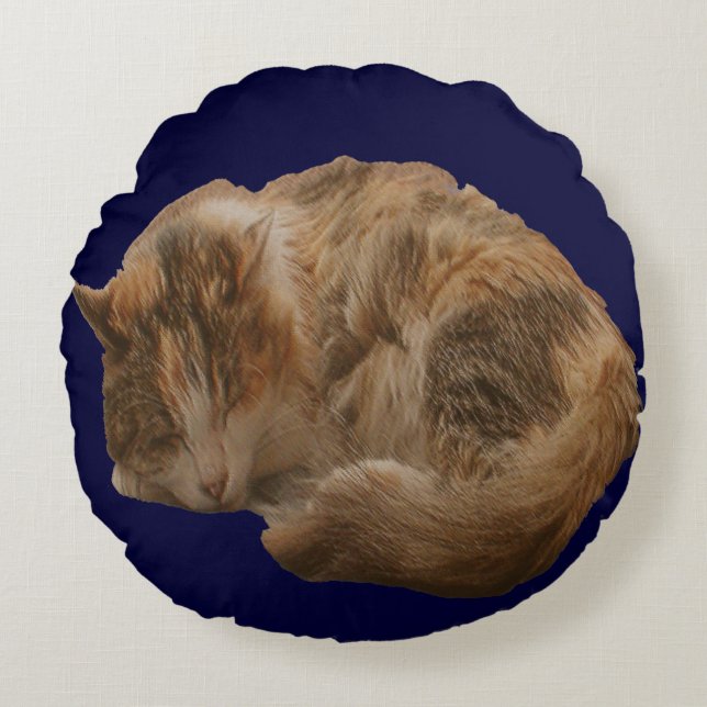 Sleeping Bengal Kitten Prank Pet Pillow (Front)