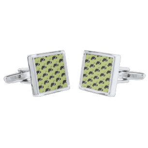 Sleeping Bernese Mountain Dog Animals Lover ZZZ Cufflinks