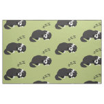 Sleeping Bernese Mountain Dog Animals Lover ZZZ Fabric