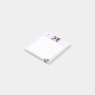 Sleeping Boston Terrier Post It Notes