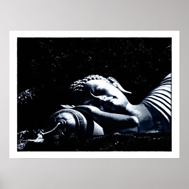 Sleeping Buddha & Awakening /Dharma Poster (Front)