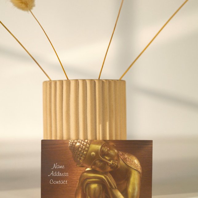 Sleeping Buddha Business Card (Creator Uploaded)