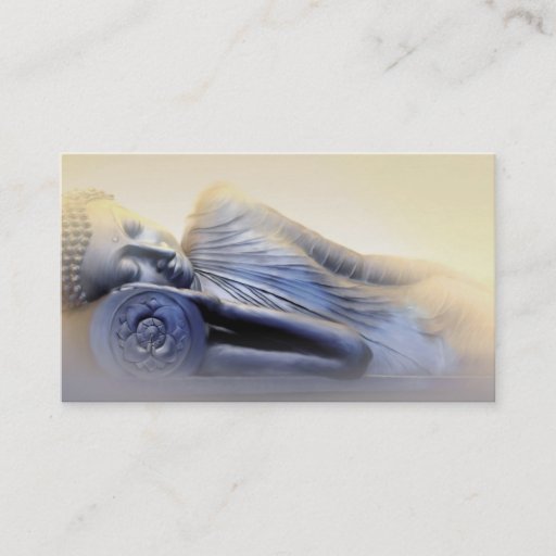 Customizable Sleeping Buddha II Business Card Template