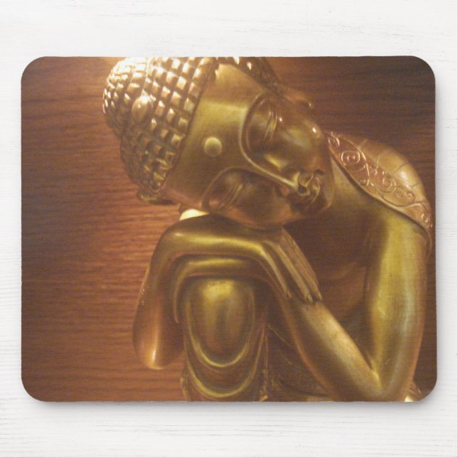 Sleeping Buddha Mouse Pad (Front)