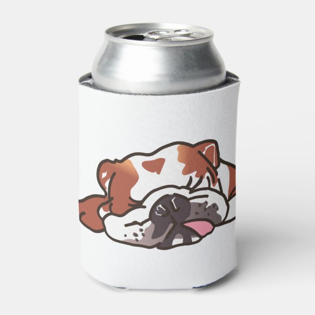Sleeping Bulldog Can Cooler (Can Front)