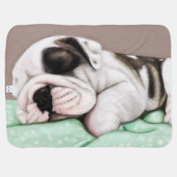 Sleeping Puppies discount Baby Blanket