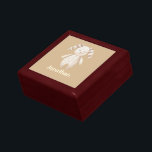 Sleeping Bunny Brown Rustic Name Keepsake Gift Box<br><div class="desc">Cute personalized keepsake box for list teeth,  baby rings,  barrettes,   hair ties,  anything you wish.</div>