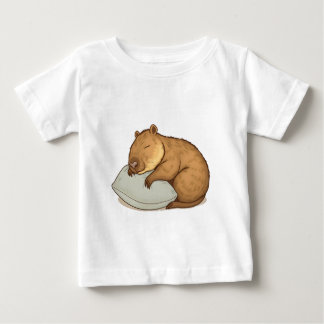 sleeping Capybara Sleepybara Baby T-Shirt