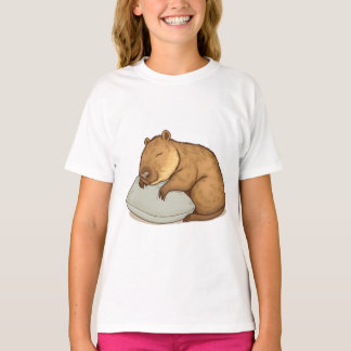 sleeping Capybara Sleepybara T-Shirt
