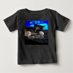 Sleeping Cat Baby T-Shirt
