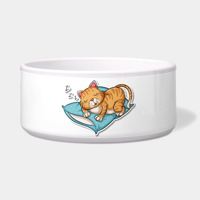 Sleeping cat bowl (Front)